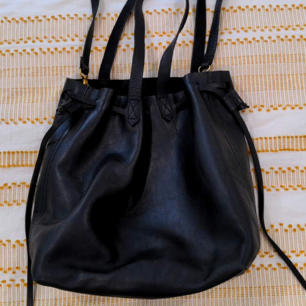Madewell Medium Drawstring Bucket Tote